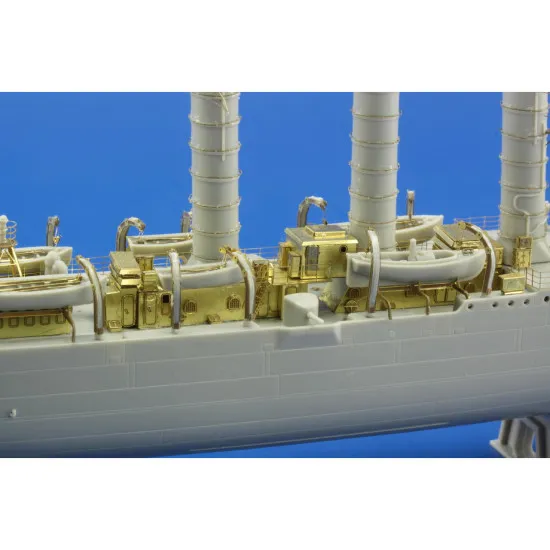 Eduard 53120 1/350 SMS Emden part 2 0 Photo-Etched for Ships Photo etched set