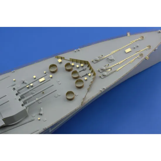 Eduard 53165 1/350 HMS King George V cranes & railings 0 Photo-Etched for Ships Photo etched set