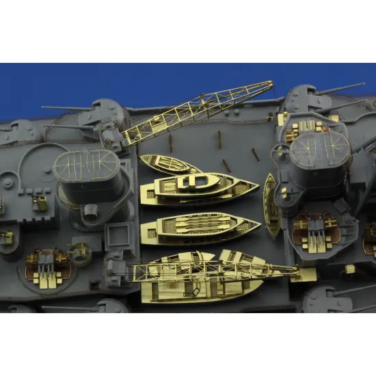 Eduard 53169 1/350 HMS King George V lifeboats 0 Photo-Etched for Ships Photo etched set