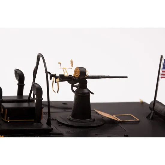 Eduard 53219 1/72 PT-109 guns & life raft Photo-Etched for Ships Photo etched set