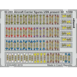 Eduard 53233 1/350 Aircraft Carrier figures USN present 3D 0 Photo-Etched for Ships Photo etched set