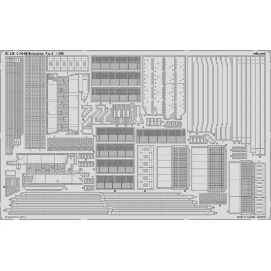 Eduard 53236 1/350 CVN-65 Enterprise pt.4 0 Photo-Etched for Ships Photo etched set