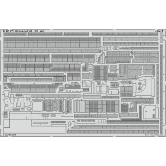 Eduard 53237 1/350 CVN-65 Enterprise pt.5 0 Photo-Etched for Ships Photo etched set