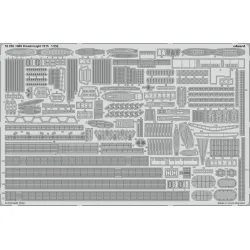 Eduard 53258 1/350 HMS Dreadnought 1915 0 Photo-Etched for Ships Photo etched set