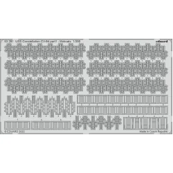 Eduard 53281 1/350 USS Constellation CV-64 part 1 - lifeboats 0 Photo-Etched for Ships Photo etched set