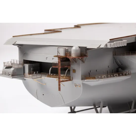 Eduard 53283 1/350 USS Constellation CV-64 part 3 - railings & safety nets 0 Photo-Etched for Ships Photo etched set