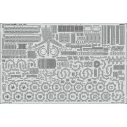 Eduard 53303 1/350 USS Iowa BB-61 part 2 0 Photo-Etched for Ships Photo etched set