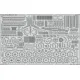 Eduard 53303 1/350 USS Iowa BB-61 part 2 0 Photo-Etched for Ships Photo etched set