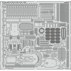 Eduard 53308 1/350 HMS Ark Royal 1939 part 4 0 Photo-Etched for Ships Photo etched set