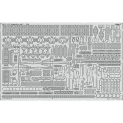 Eduard 53311 1/350 USS Ranger CV-4 part 1 0 Photo-Etched for Ships Photo etched set