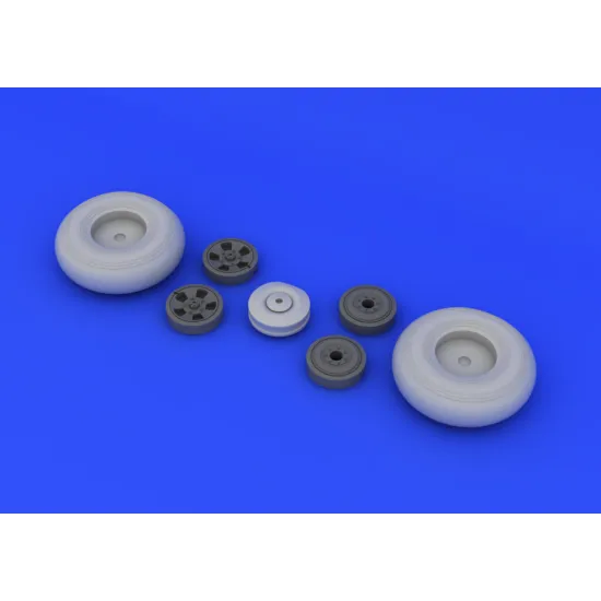 Eduard 624001 1/24 Typhoon wheels Brassin for Aircraft