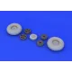 Eduard 624001 1/24 Typhoon wheels Brassin for Aircraft