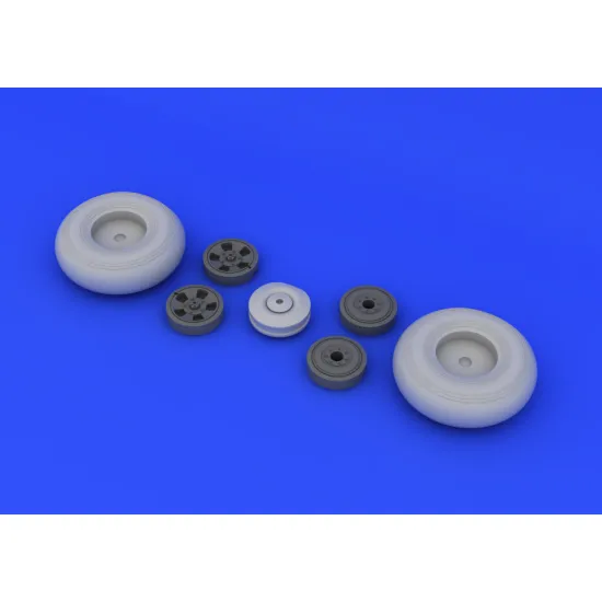 Eduard 624001 1/24 Typhoon wheels Brassin for Aircraft