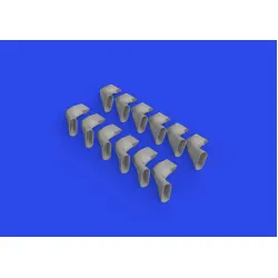 Eduard 624003 1/24 Spitfire Mk.IX exhaust fishtail PRINT Brassin for Aircraft