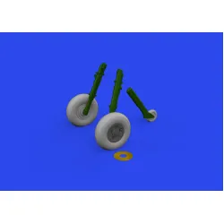 Eduard 624004 1/24 Spitfire Mk.IX wheels 5spoke Brassin for Aircraft