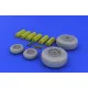 Eduard 632005 1/32 F-4C/D/E/F/G wheels Brassin for Aircraft