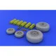 Eduard 632005 1/32 F-4C/D/E/F/G wheels Brassin for Aircraft