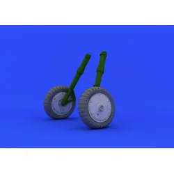 Eduard 632018 1/32 Bf 109G-6 wheels Brassin for Aircraft