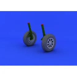 Eduard 632019 1/32 F4U-1 wheels Brassin for Aircraft