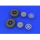 Eduard 632019 1/32 F4U-1 wheels Brassin for Aircraft