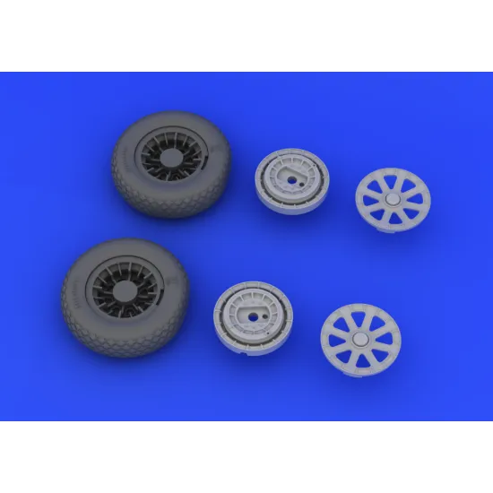 Eduard 632019 1/32 F4U-1 wheels Brassin for Aircraft