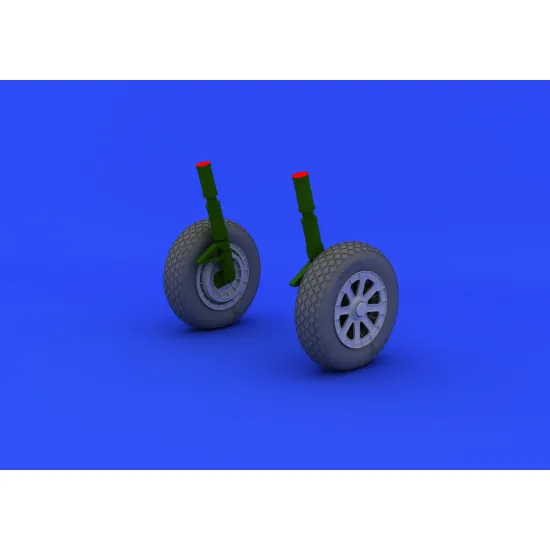 Eduard 632019 1/32 F4U-1 wheels Brassin for Aircraft
