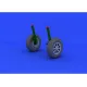 Eduard 632019 1/32 F4U-1 wheels Brassin for Aircraft