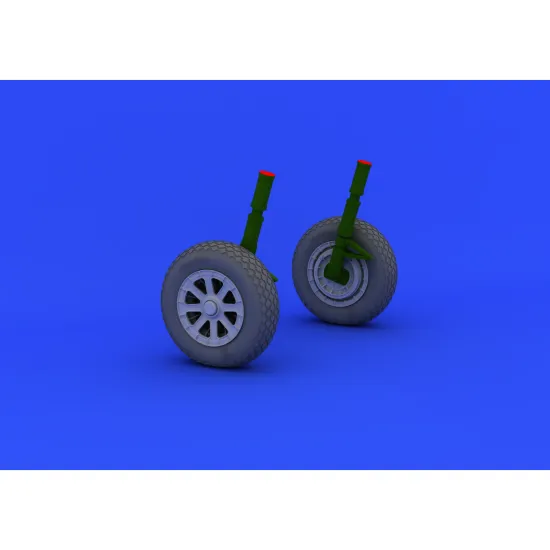 Eduard 632019 1/32 F4U-1 wheels Brassin for Aircraft