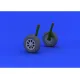 Eduard 632019 1/32 F4U-1 wheels Brassin for Aircraft