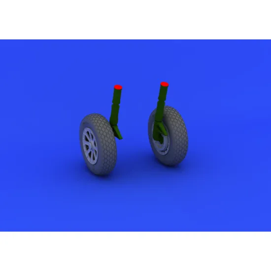 Eduard 632019 1/32 F4U-1 wheels Brassin for Aircraft