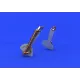 Eduard 632021 1/32 Bf 109G-6 undercarriage legs BRONZE Brassin for Aircraft