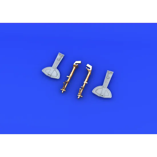 Eduard 632021 1/32 Bf 109G-6 undercarriage legs BRONZE Brassin for Aircraft