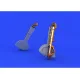 Eduard 632021 1/32 Bf 109G-6 undercarriage legs BRONZE Brassin for Aircraft
