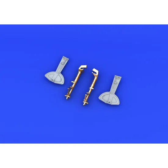 Eduard 632021 1/32 Bf 109G-6 undercarriage legs BRONZE Brassin for Aircraft