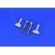 Eduard 632021 1/32 Bf 109G-6 undercarriage legs BRONZE Brassin for Aircraft
