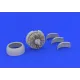 Eduard 632030 1/32 B-17G engine No.4 Brassin for Aircraft