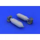 Eduard 632037 1/32 US 500lb bombs Brassin for Aircraft