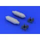 Eduard 632037 1/32 US 500lb bombs Brassin for Aircraft
