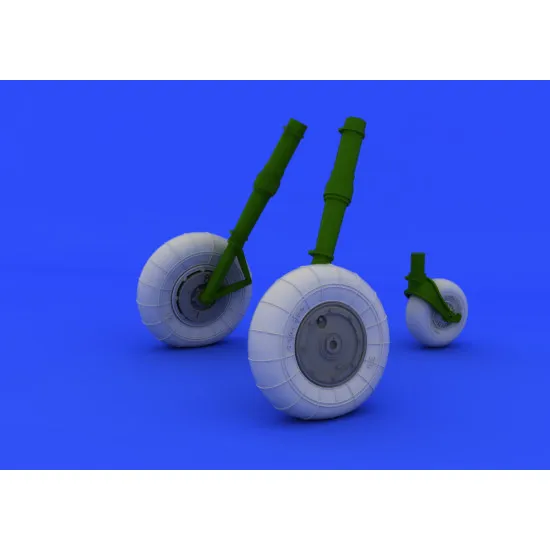 Eduard 632040 1/32 Bf 109G-10 wheels Brassin for Aircraft