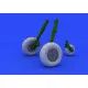 Eduard 632040 1/32 Bf 109G-10 wheels Brassin for Aircraft