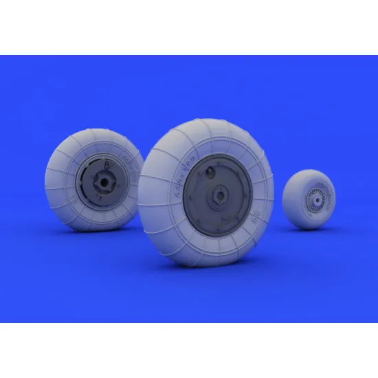 Eduard 632040 1/32 Bf 109G-10 wheels Brassin for Aircraft