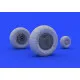 Eduard 632040 1/32 Bf 109G-10 wheels Brassin for Aircraft