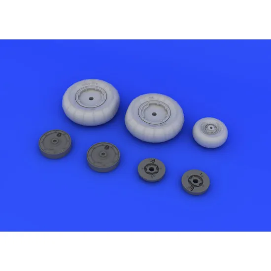 Eduard 632040 1/32 Bf 109G-10 wheels Brassin for Aircraft