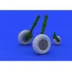 Eduard 632040 1/32 Bf 109G-10 wheels Brassin for Aircraft