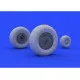 Eduard 632040 1/32 Bf 109G-10 wheels Brassin for Aircraft