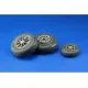 Eduard 632046 1/32 F-104 undercarriage wheels late Brassin for Aircraft