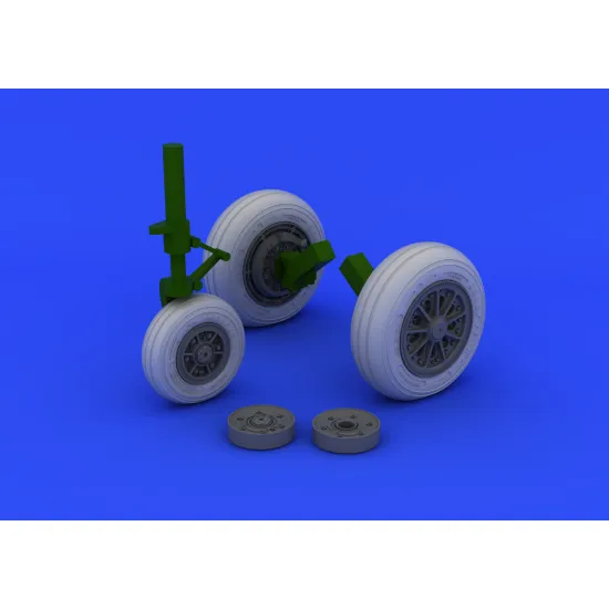 Eduard 632046 1/32 F-104 undercarriage wheels late Brassin for Aircraft