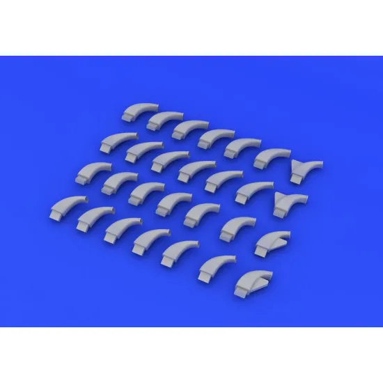 Eduard 632050 1/32 Do 335 exhaust stacks Brassin for Aircraft