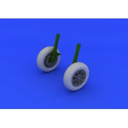 Eduard 632052 1/32 F4U-1 wheels diamond pattern Brassin for Aircraft