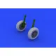 Eduard 632052 1/32 F4U-1 wheels diamond pattern Brassin for Aircraft